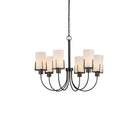 Currey and Company 9000-1492 Macklin Chandelier in Oil Rubbed Bronze/White