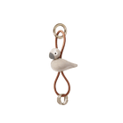 Kay Bojesen 39586 Bird Bag Charm in Sand