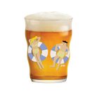 Holmegaard 4300547 Mikkeller Annual Pint Beer Glass 2026 in Clear with Decoration