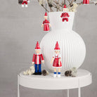 Kay Bojesen 39437 Christmas Lise Wooden Figurine in Red/Blue/White