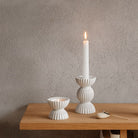 Lyngby Porcelæn 201465 Tura Candle Holder in White