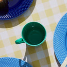 Lyngby Porcelæn 201972 Rhombe Color Mug in Green