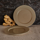 Lyngby Porcelæn 201810 Rhombe Earth Plate in Clay