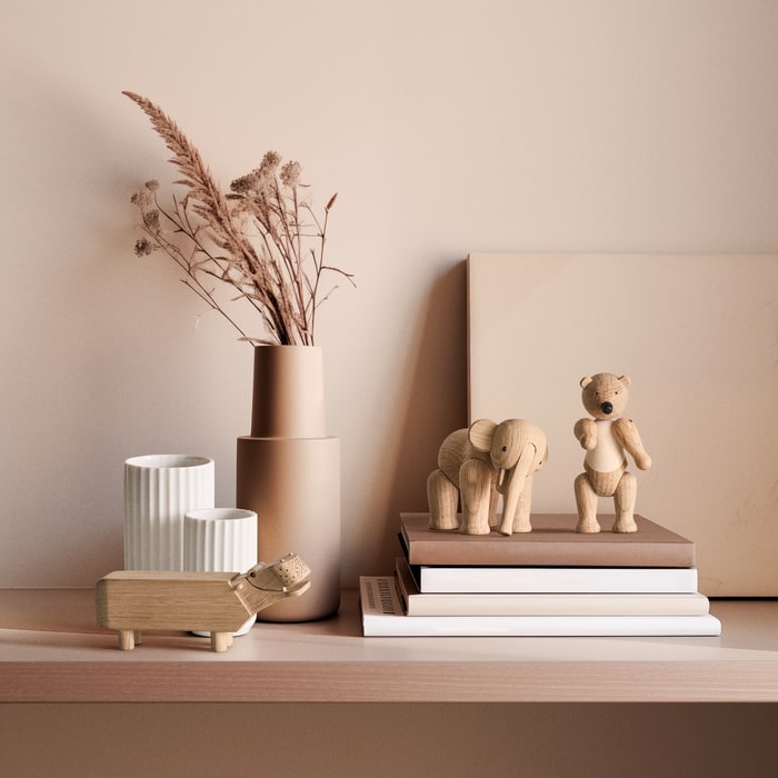 Kay Bojesen 39542 Hippo Wooden Figurine in Oak