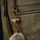 Kay Bojesen 39807 Monkey Bag Charm in Teak/Limba Gold