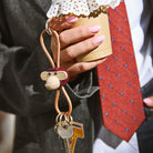 Kay Bojesen 39583 Monkey Bag Charm in Bordeaux