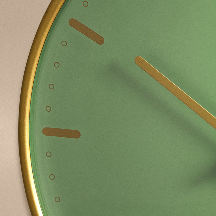 Arne Jacobsen Clocks 43484 City Hall Wall Clock in Green