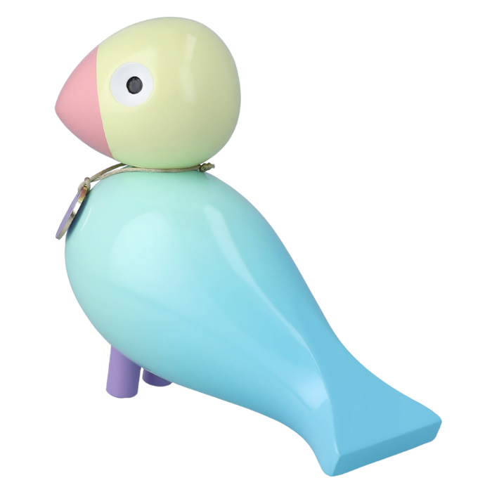 Kay Bojesen 39837 Story Bird Wooden Figurine in Aqua