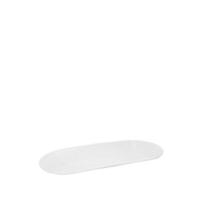 Lyngby Porcelæn 201469 Tura Oval Serving Dish in White