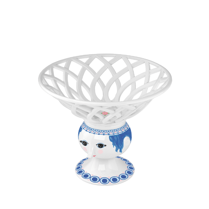 Bjørn Wiinblad 53045 Dora Fruit Bowl in Blue