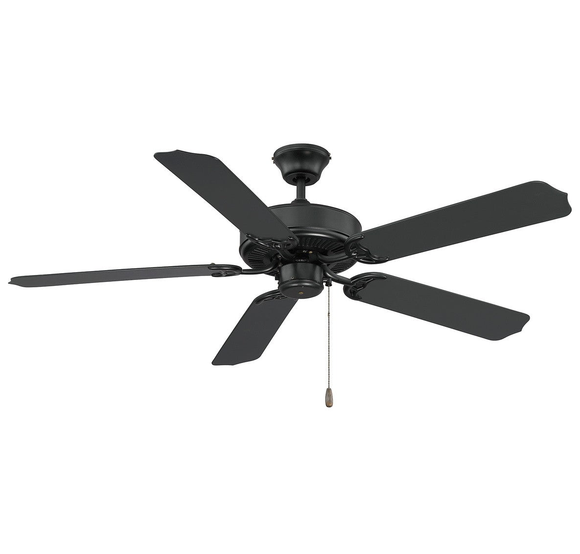Meridian M2020MBK 52" Outdoor Ceiling Fan in Matte Black