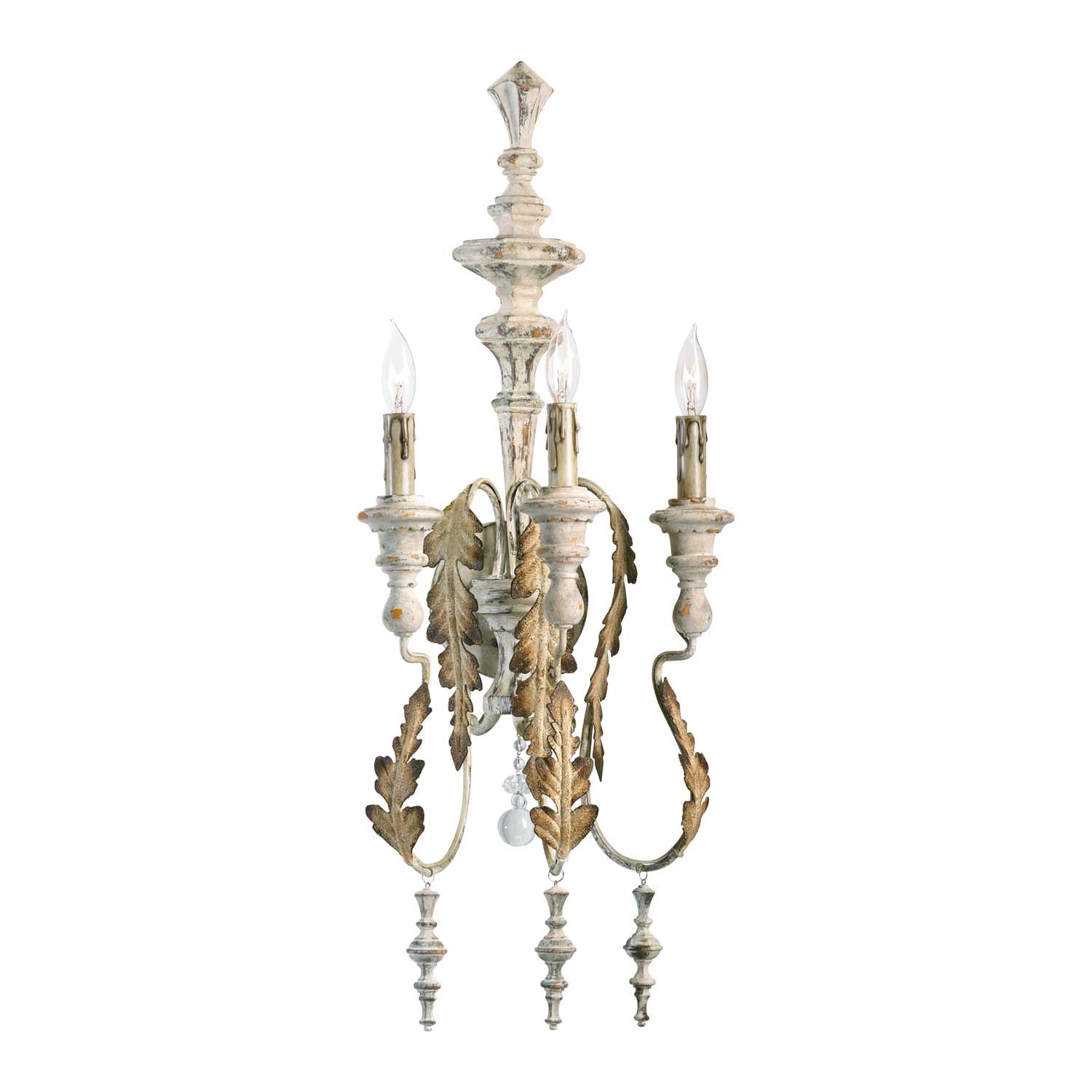 Cyan Canada - 04171 - Three Light Wall Bracket - Motivo - Persian White