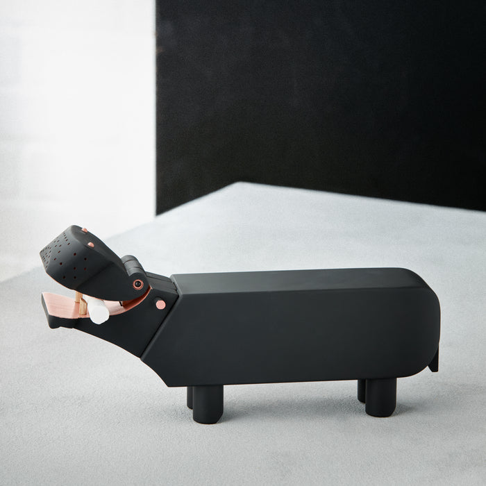Kay Bojesen 39206 Hippo Wooden Figurine in Black