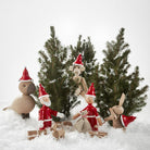 Kay Bojesen 39480 Mrs. Santa Wooden Figurine in Red/White