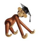 Kay Bojesen 39540 Graduation Hat for Wooden Figurines in Black