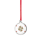 Holmegaard 4800597 Ann-Sofi Romme Annual Christmas Bauble 2026, Small in Clear
