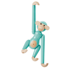 Kay Bojesen 39801 Monkey Wooden Figurine in Turquoise
