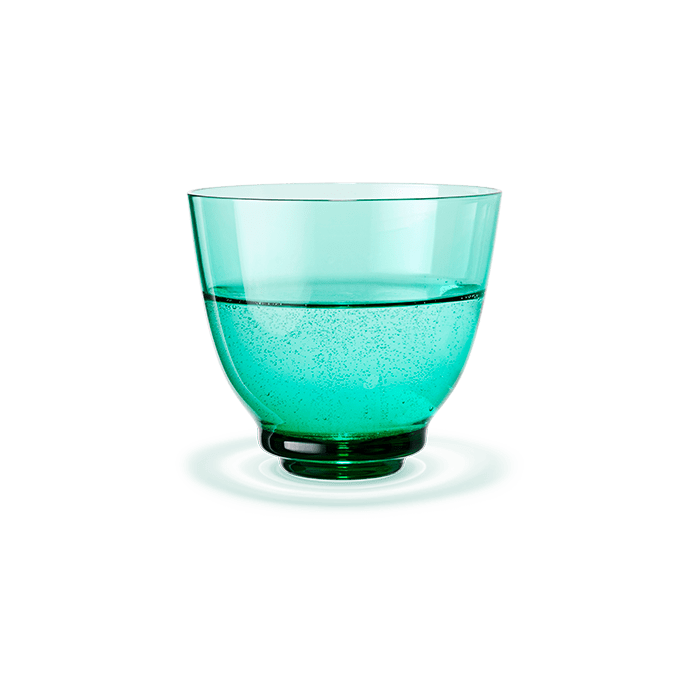 Holmegaard 4300485 Flow Tumbler in Emerald Green