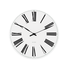 Arne Jacobsen Clocks 43632 Roman Wall Clock in White/Black