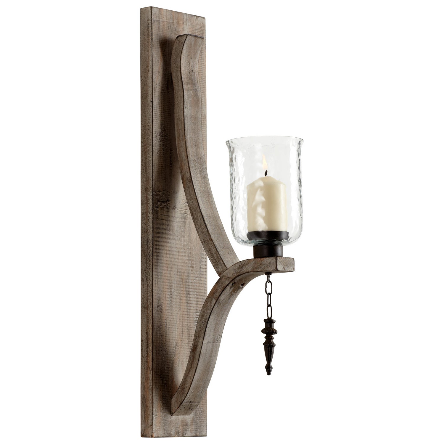 Cyan Canada - 05108 - Wall Candleholder - Giorno - Washed Oak