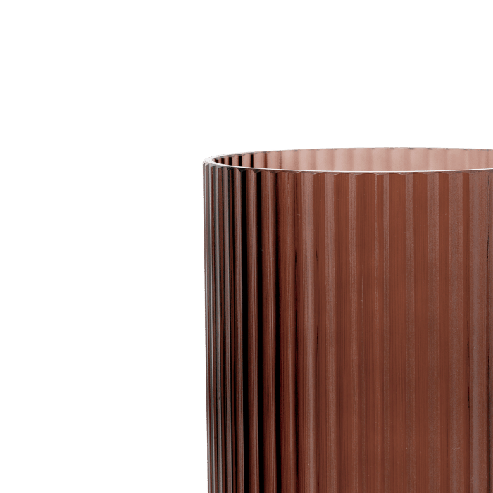 Lyngby Porcelæn 201484 Lyngby Vase in Chocolate