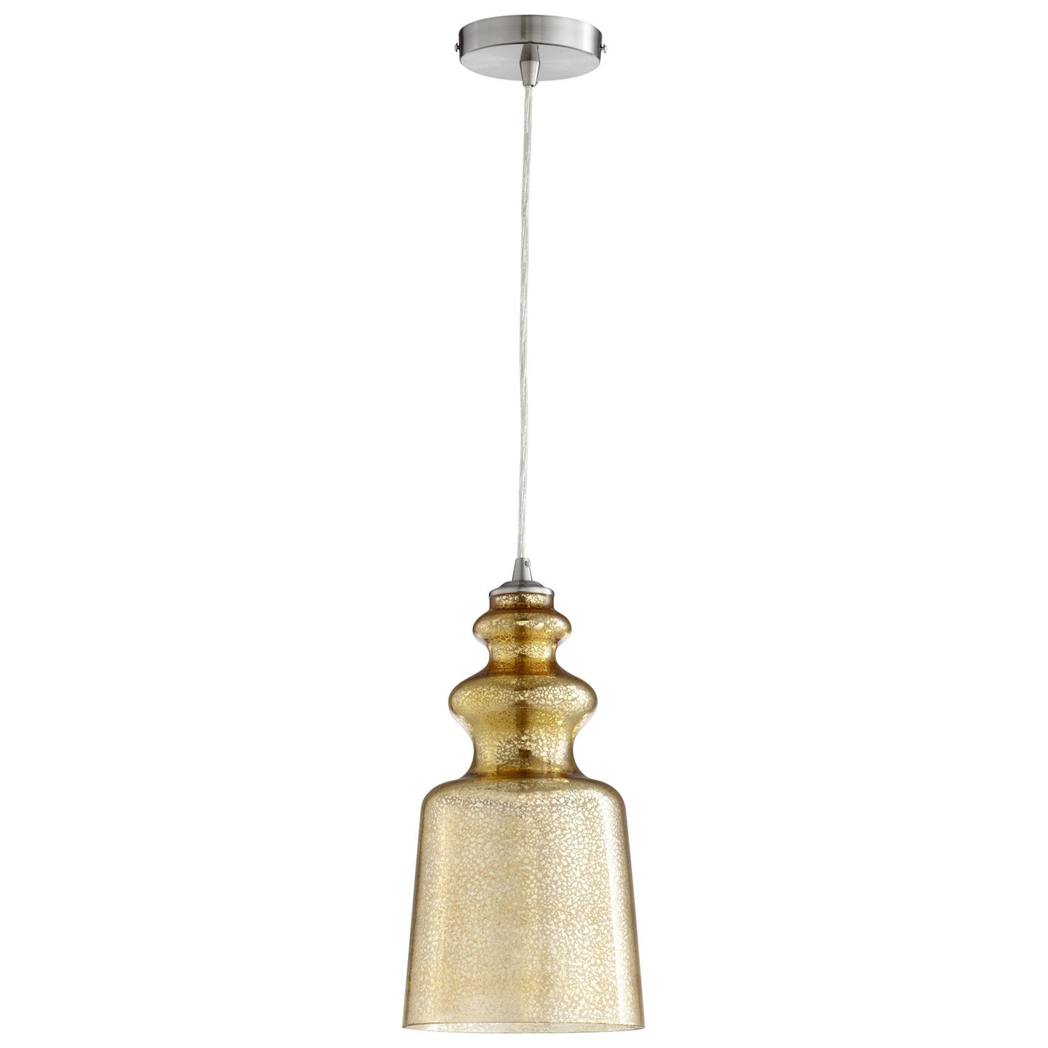 Cyan Canada - 05723 - One Light Pendant - Leone - Satin Nickel