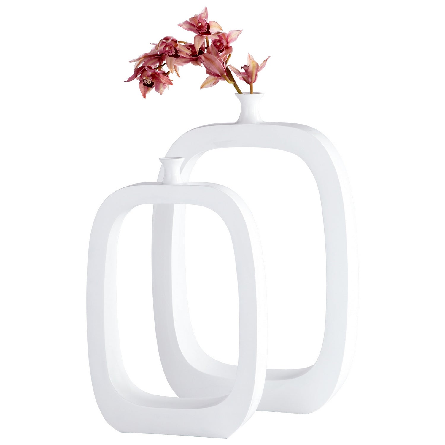 Cyan Canada - 05985 - Vase - Beyond the Pale - White