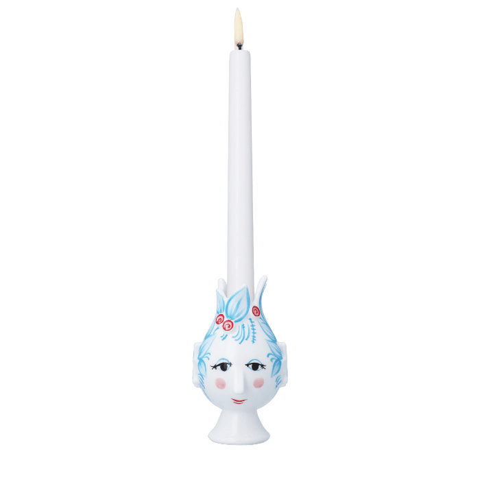 Bjørn Wiinblad 54062 Titania Candle Holder in Light Blue