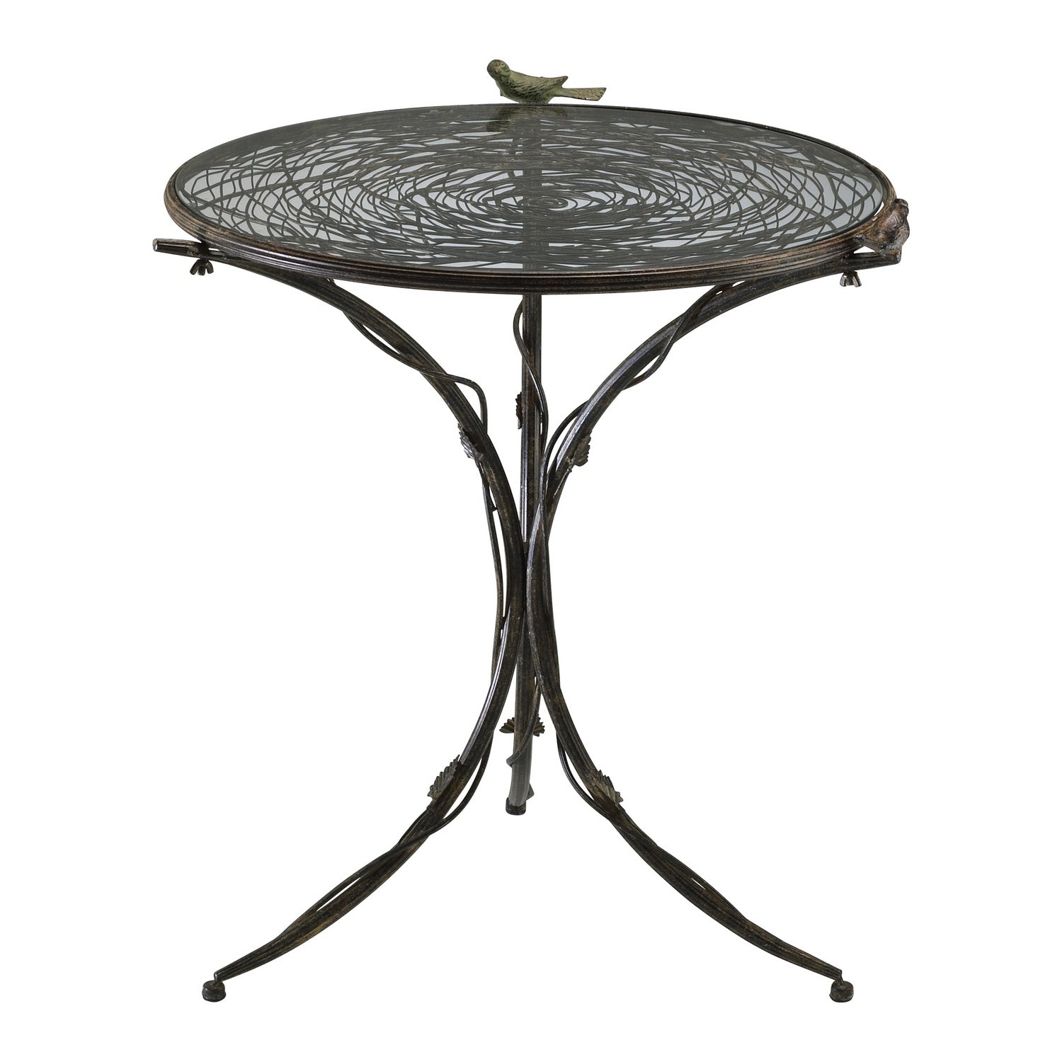 Cyan Canada - 01644 - Bistro Table - Bird - Muted Rust