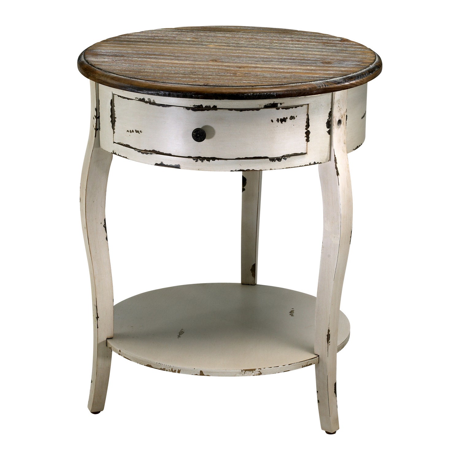 Cyan Canada - 02469 - Side Table - Abelard - Distressed White And Gray