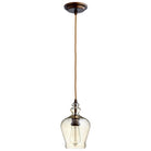 Cyan Canada - 06062 - One Light Pendant - Calista - Oiled Bronze
