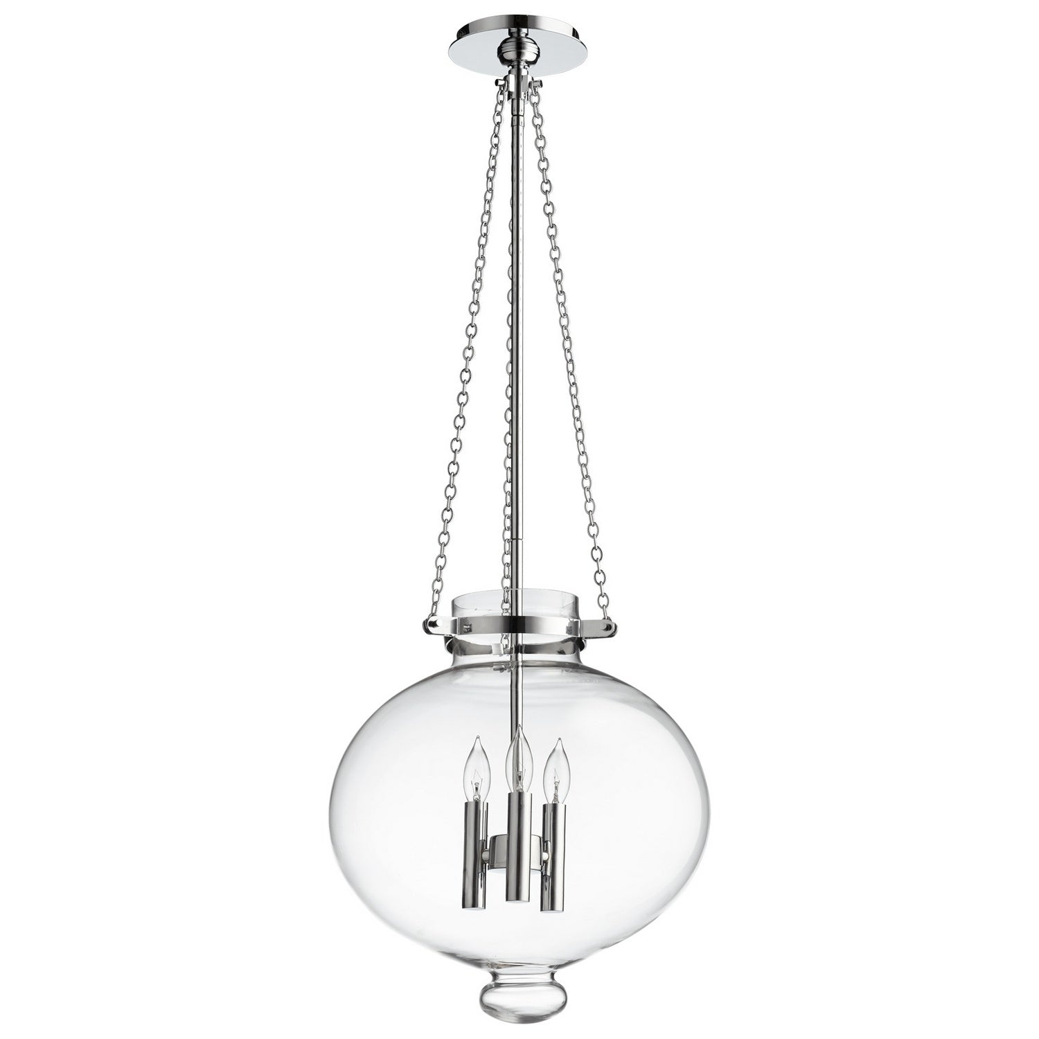 Cyan Canada - 06569 - Three Light Pendant - Cydney - Chrome