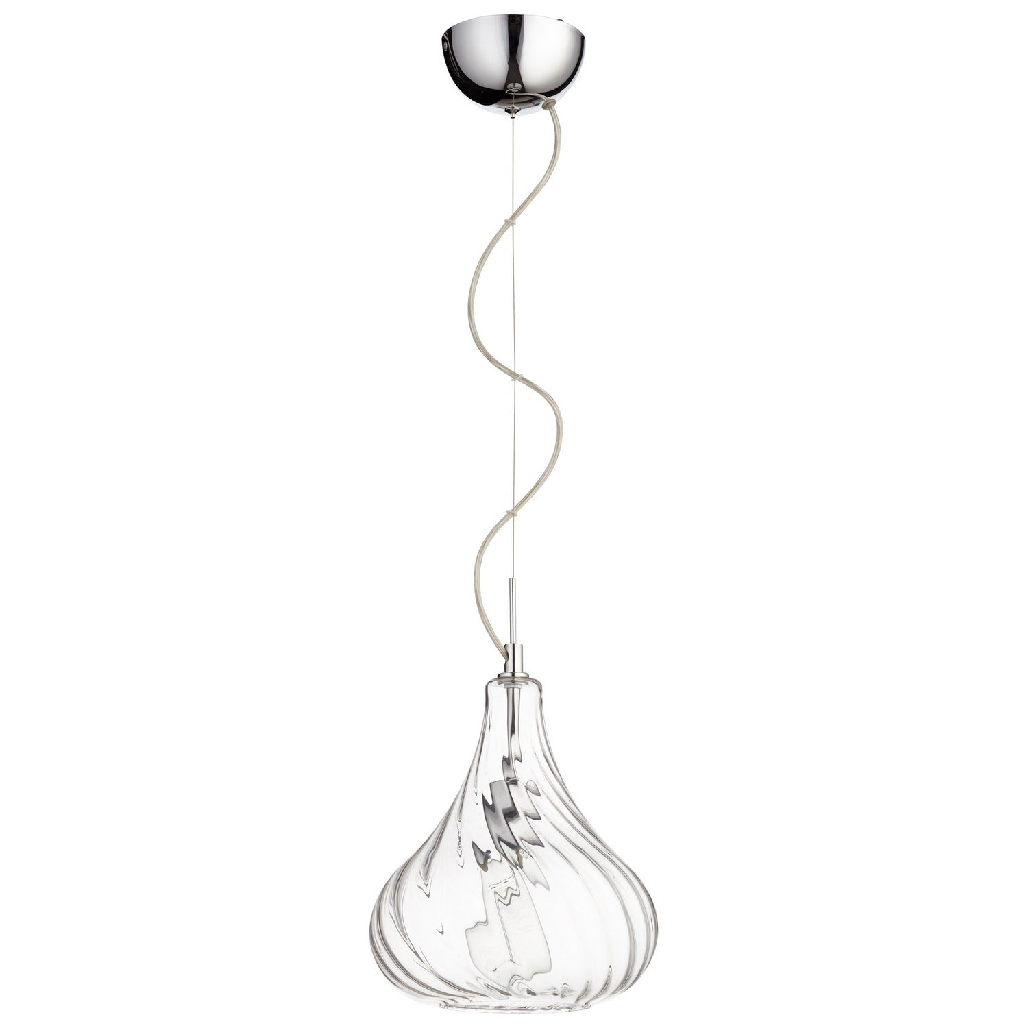 Cyan Canada - 06805 - One Light Pendant - Winding - Chrome