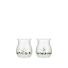 Holmegaard 4800634 Christmas Tea Light Holder 2026 (Set of 2) in Multi
