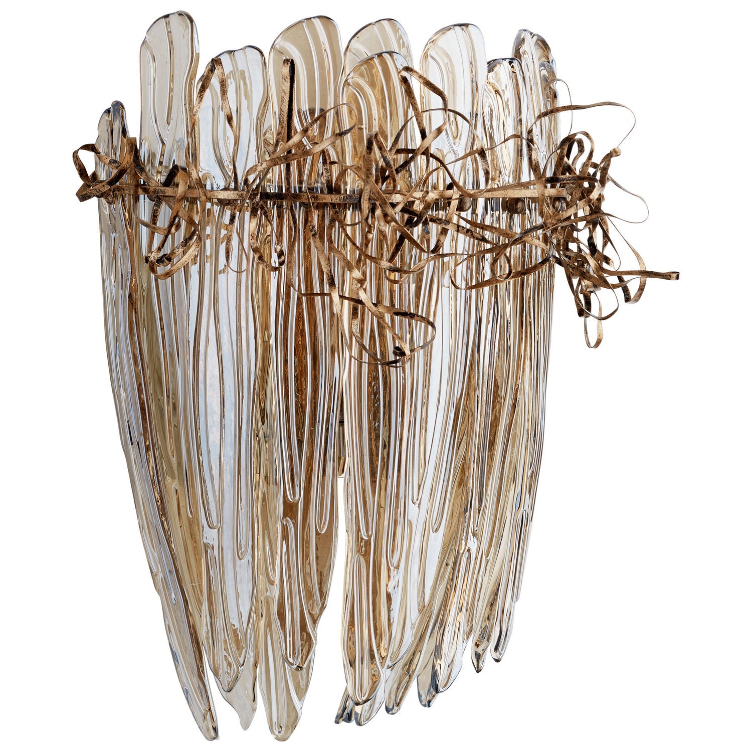 Cyan Canada - 07987 - Two Light Wall Sconce - Thetis - Chrome And Copper