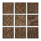 Uttermost - 04115 - Wall Art - Bryndle - Silver Leaf