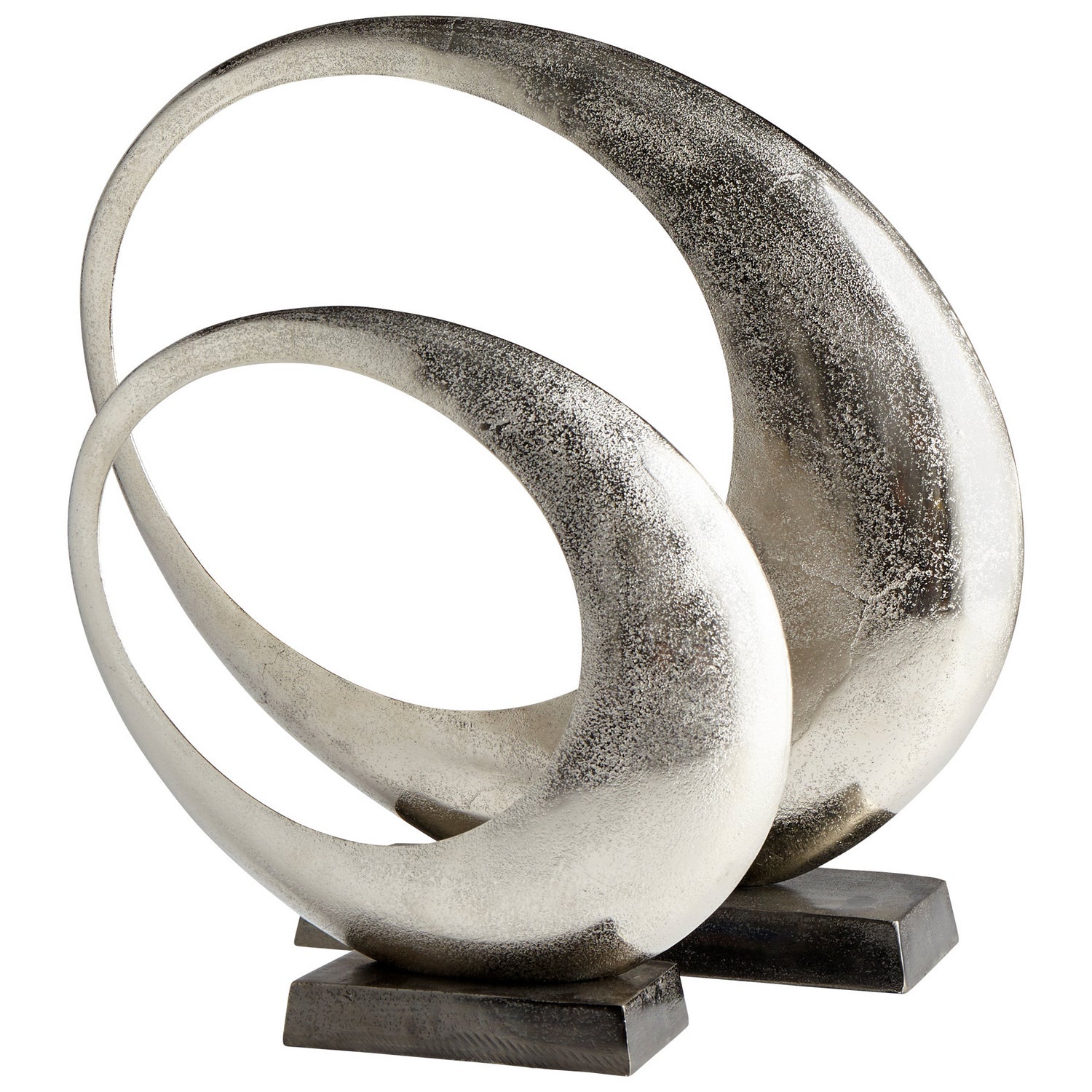 Cyan Canada - 08897 - Sculpture - Clearly Through - Raw Nickel