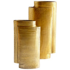 Cyan Canada - 08952 - Vase - A Step Up - Antique Brass