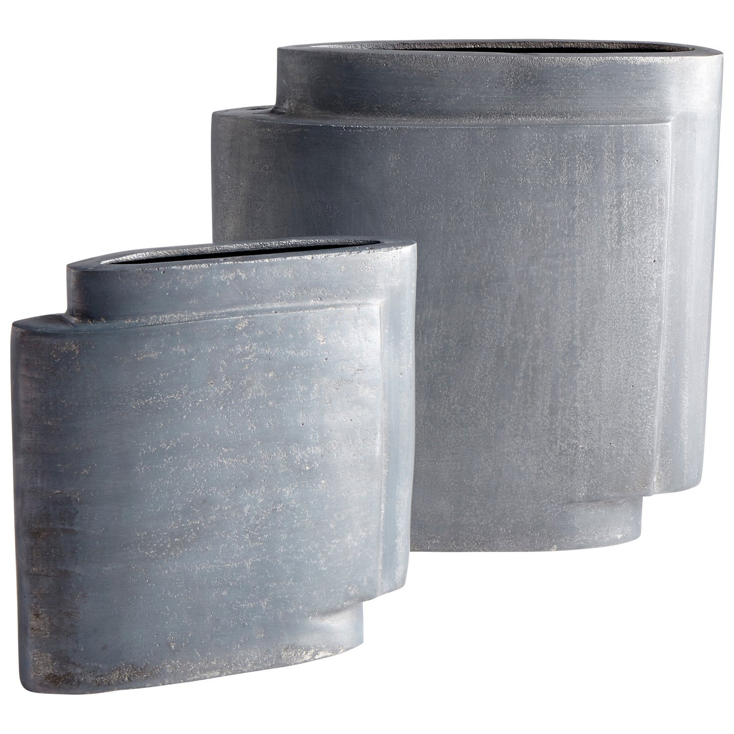 Cyan Canada - 08957 - Vase - A Step Up - Zinc