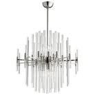 Cyan Canada - 09254 - Six Light Pendant - Quebec - Polished Nickel