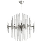 Cyan Canada - 09254 - Six Light Pendant - Quebec - Polished Nickel