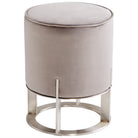 Cyan Canada - 09593 - Ottoman - Brushed Stainless Steel