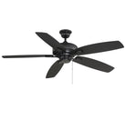 Meridian M2016MBK 52" Ceiling Fan in Matte Black