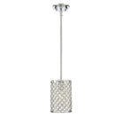 Meridian M70017CH One Light Mini Pendant in Chrome