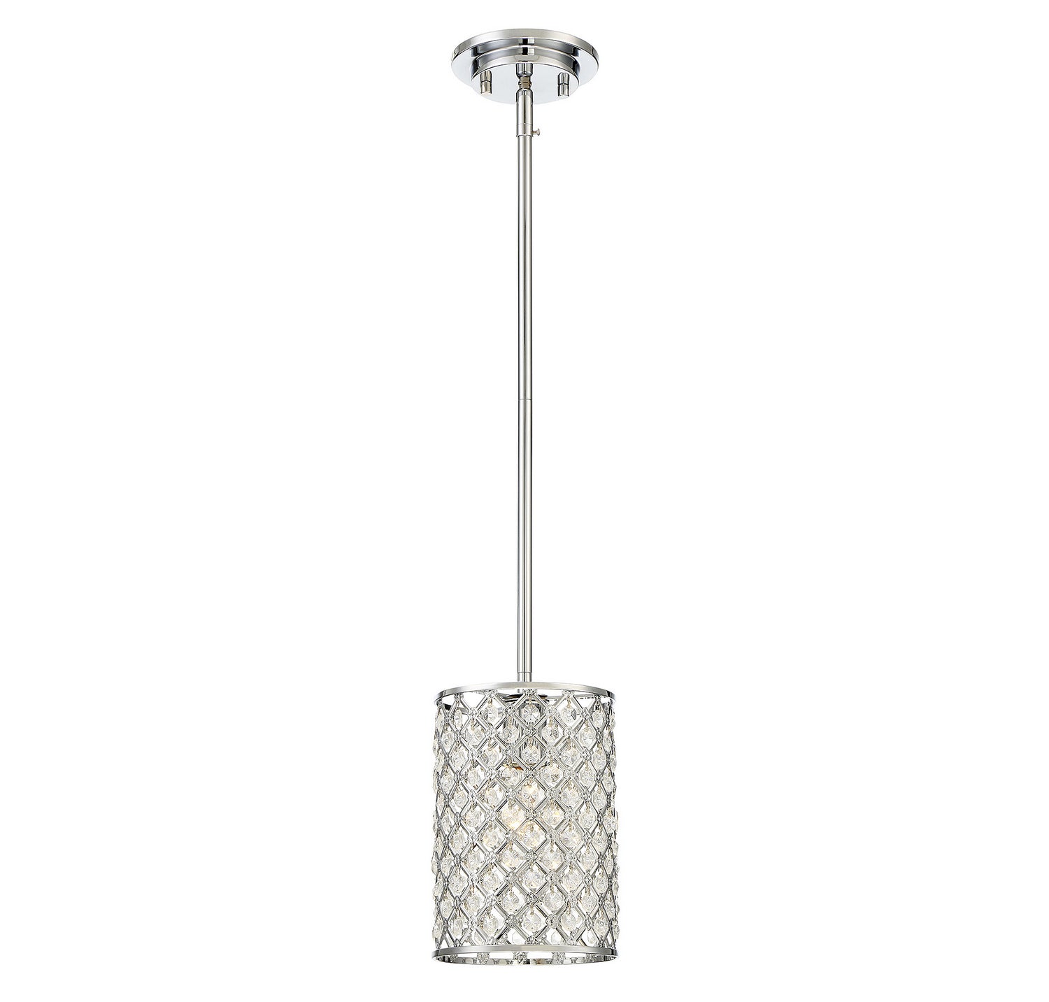 Meridian M70017CH One Light Mini Pendant in Chrome