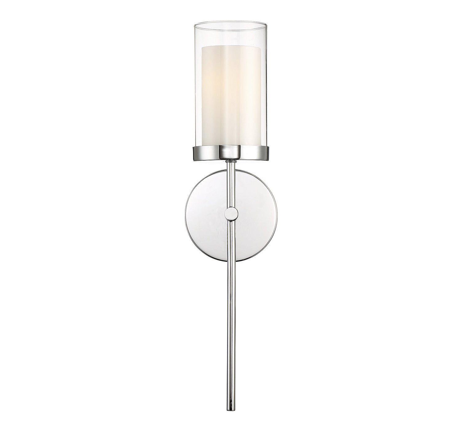 Meridian M90016CH One Light Wall Sconce in Chrome