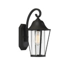 Meridian M50023BK One Light Outdoor Wall Sconce in Matte Black