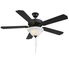 Meridian M2018MBKRV 52" Ceiling Fan in Matte Black