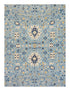 Tabriz 1/2 Chair Mat Blue & Beige