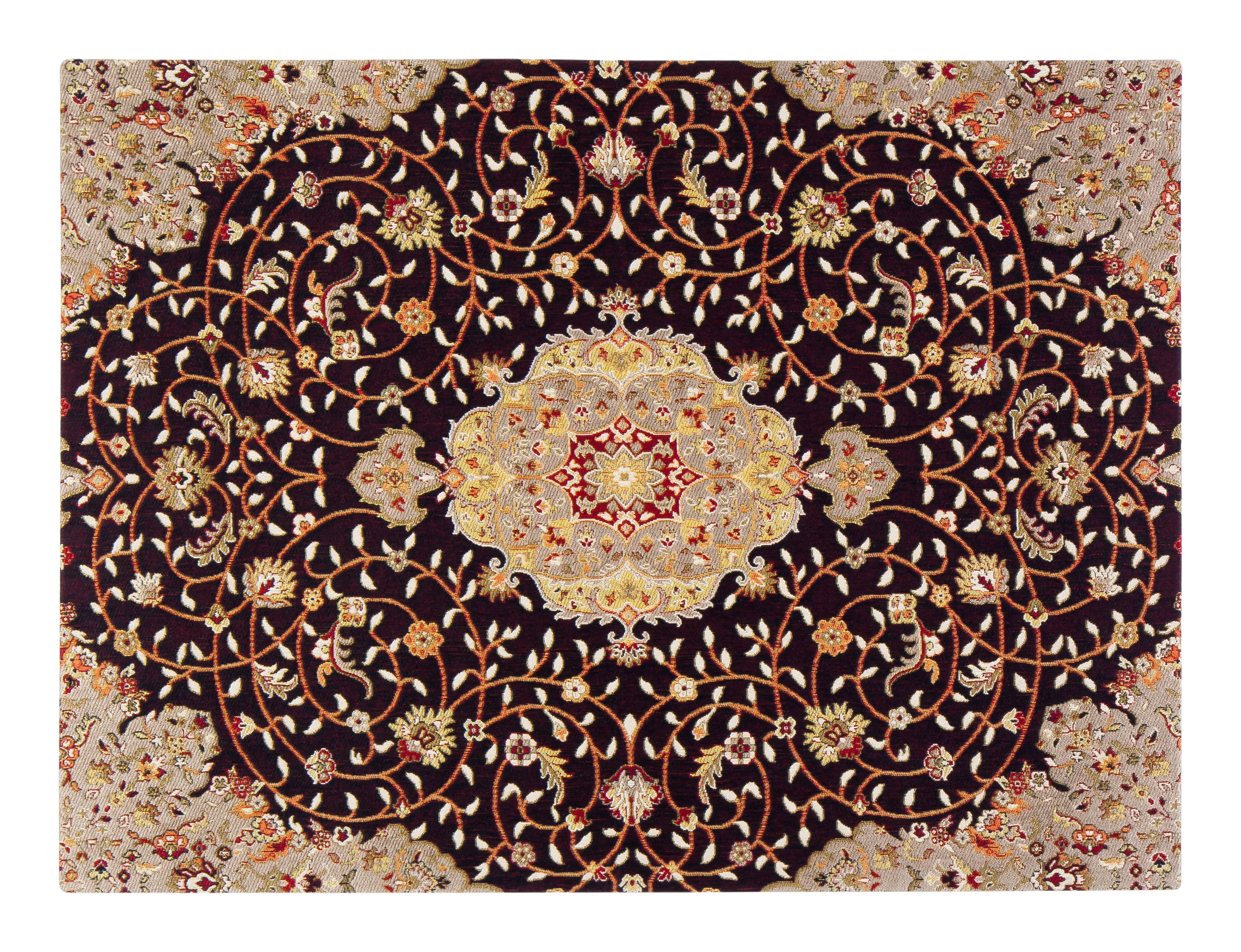 Altamira 1/2 Chair Mat Brown, Orange & Black